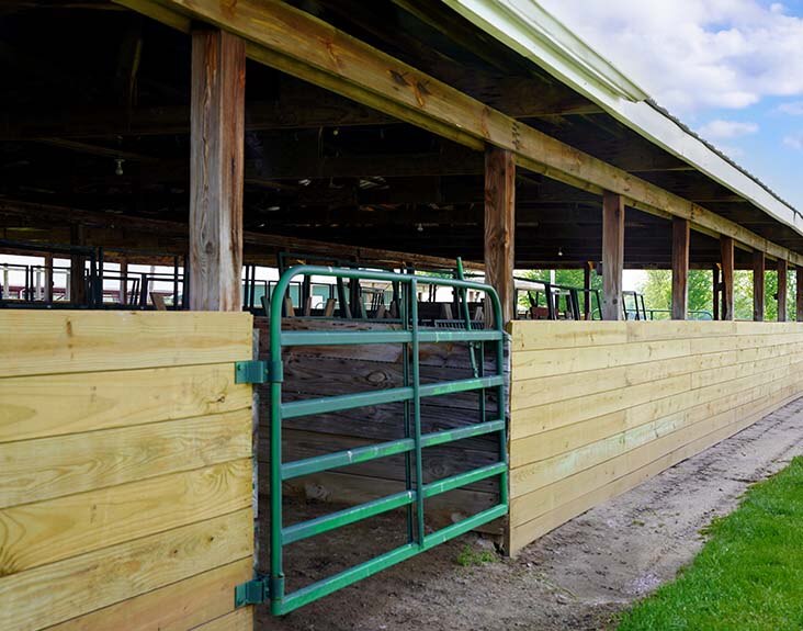 Jasper County Goat Barn detail image