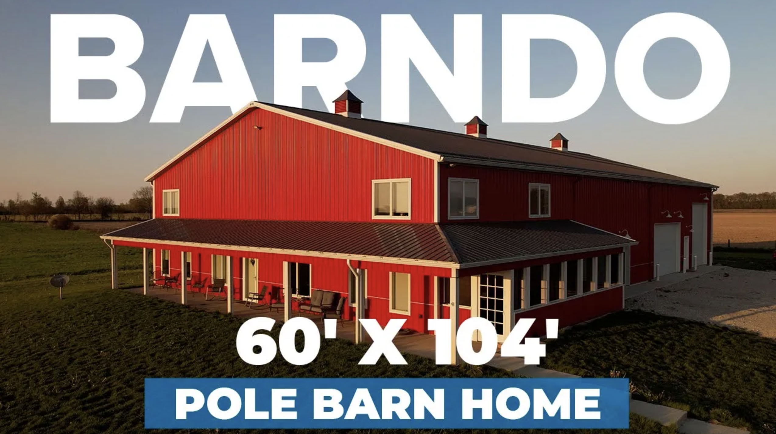 Barndominium, Pole Barn Home, Barndo, Shouse, FBi Buildings, Red Barn