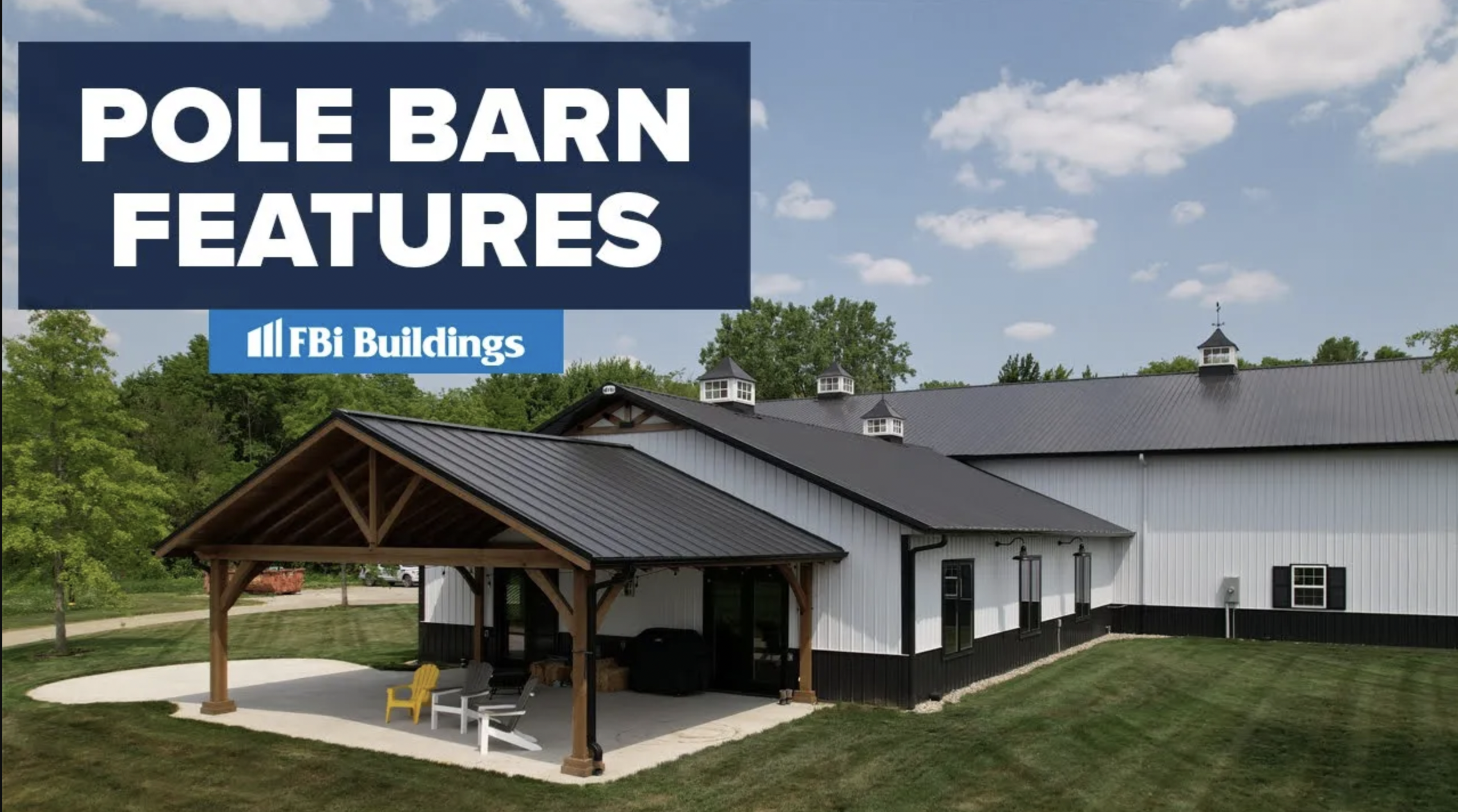 Shouse, Black and White Shouse, Pole Barn Living, FBi Buildings, Barndominium