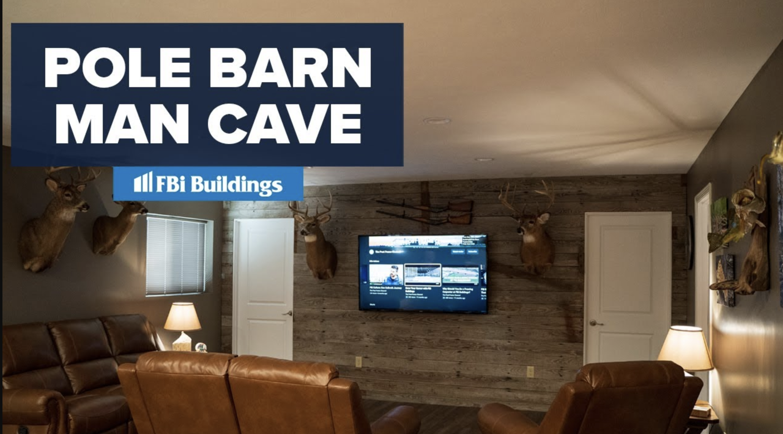 Pole Barn Man Cave, Shouse, FBi Buildings